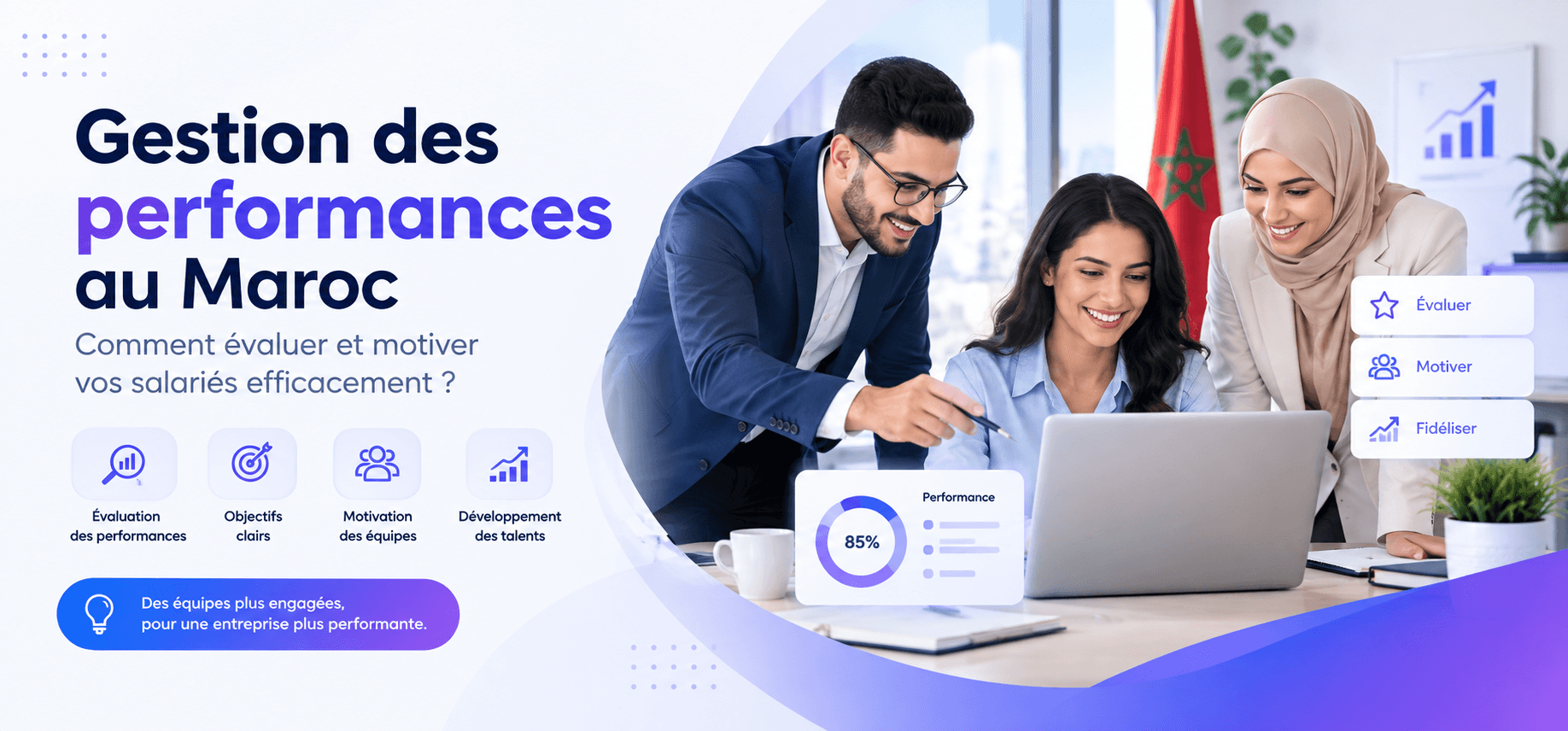 Gestion des performances au Maroc : comment évaluer et motiver vos salariés efficacement