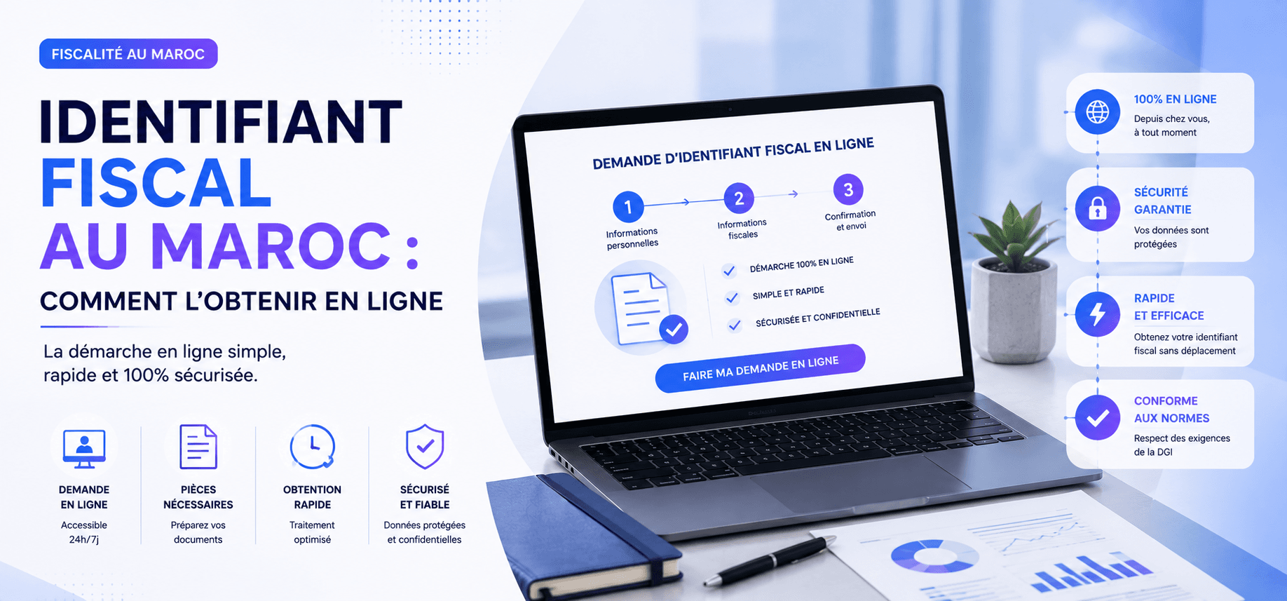 Identifiant fiscal au Maroc : comment l'obtenir en ligne