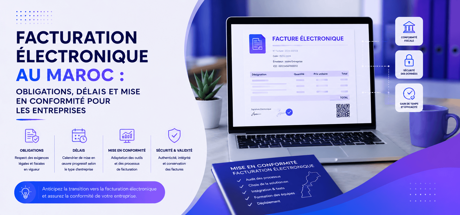 Facturation électronique au Maroc : obligations, délais et mise en conformité pour les entreprises