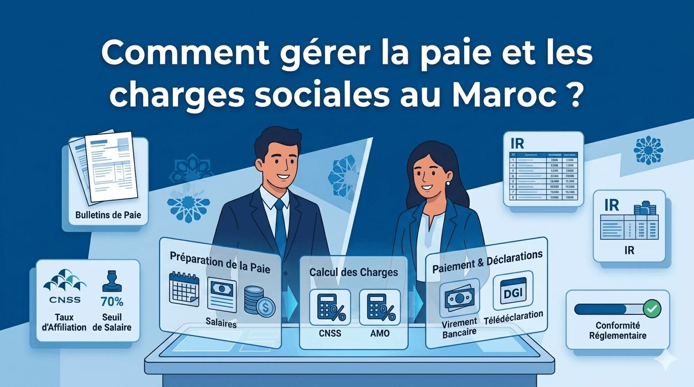Comment gérer la paie et les charges sociales au Maroc ?