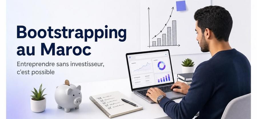 Couverture : Bootstrapping au Maroc : comment créer et développer son entreprise sans investisseur
