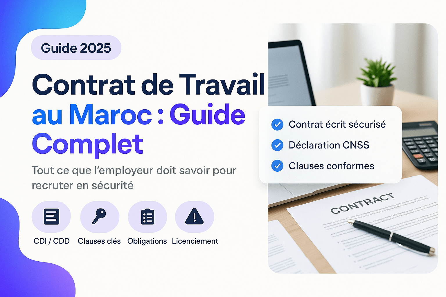 Contrat de travail au Maroc : guide complet pour les employeurs en 2025