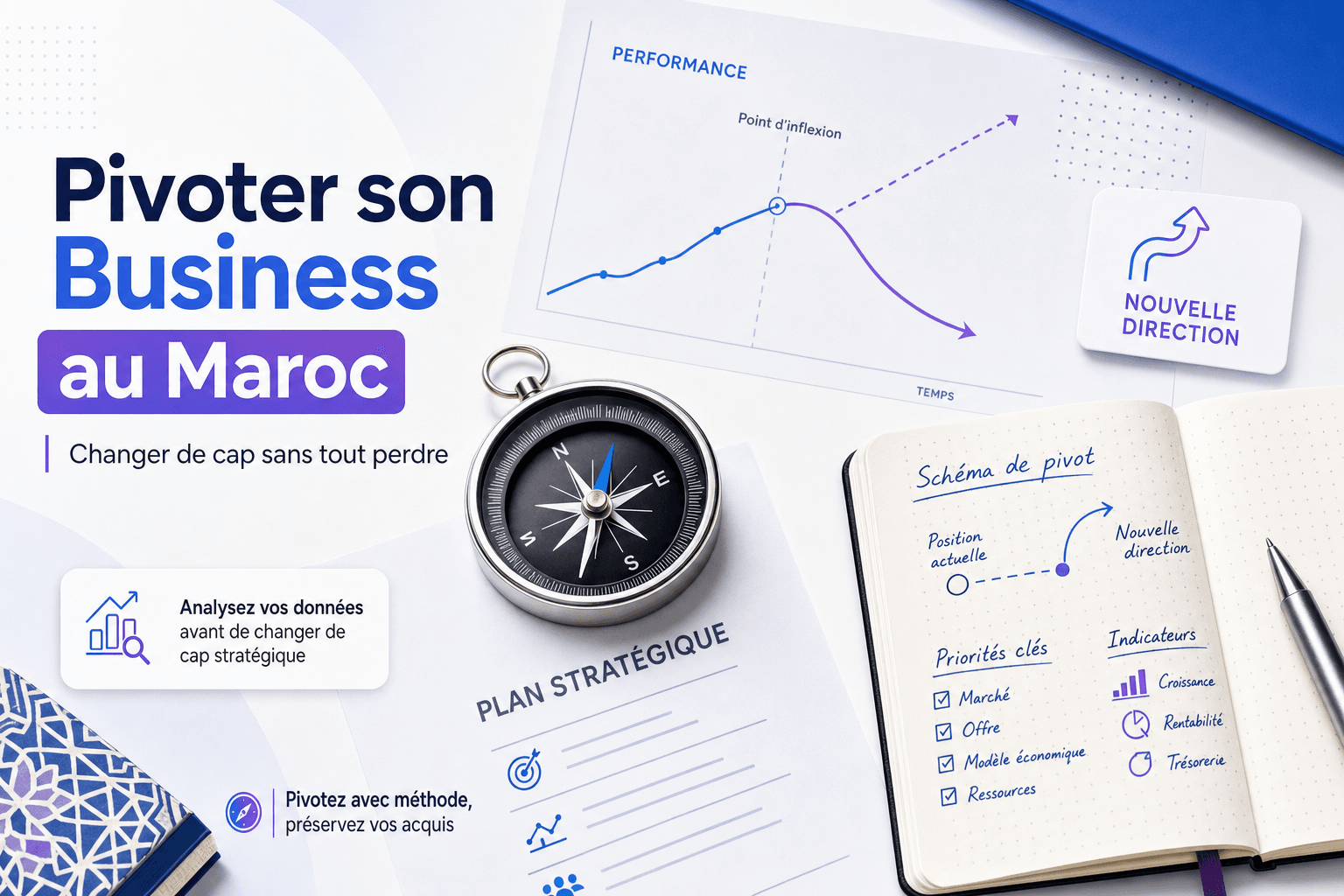 Pivoter son business au Maroc : quand et comment changer de cap sans tout perdre