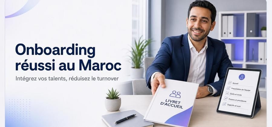 Couverture : Onboarding au Maroc : comment intégrer un nouveau salarié et réduire le turnover dès le départ