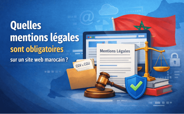 Quelles mentions légales sont obligatoires sur un site web marocain ?